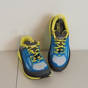 HOKA One One Clifton 9‎ Blue/Citrus Women's 8.5 Mens 7.5 1155370 HHK FY10241